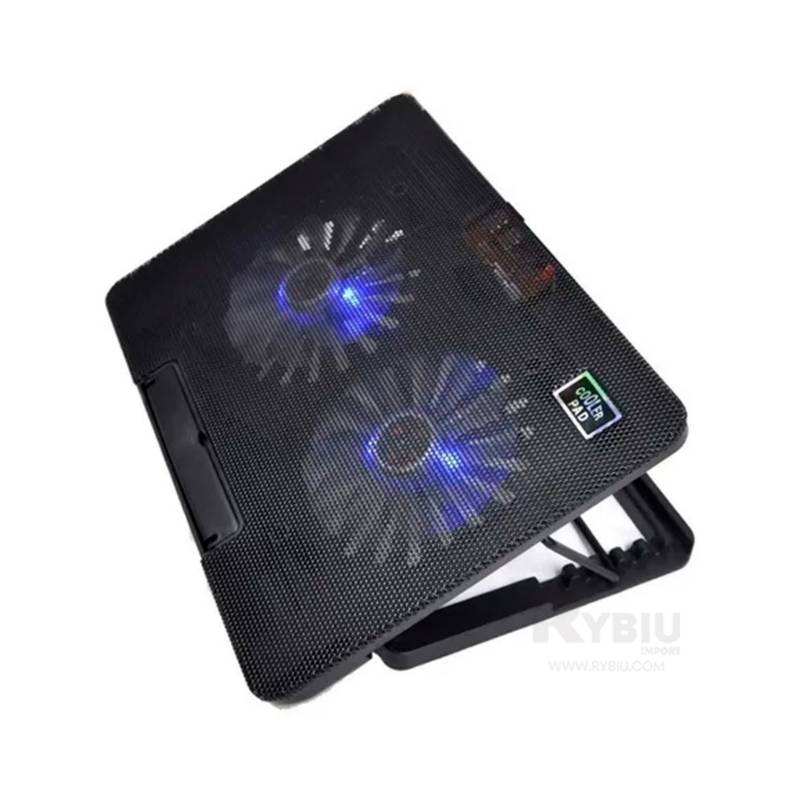 Ventilador para Portatil para uso de Laptop de Color Negro RYBIU IMPORT