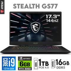 Laptop Msi Stealth GS77, Intel Core i9 12900H 16Gb DDR5 1Tb SSD RTX 3060 17.3 FHD 144Hz.