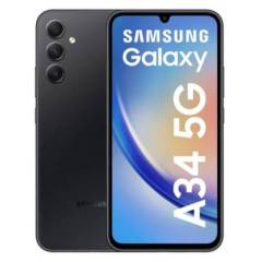 SAMSUNG - Samsung Galaxy A34 5G Negro 6GB RAM 128GB ROM