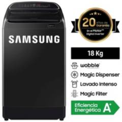 Lavadora Samsung 18 Kg Carga Superior WA18T6260BV - Negro