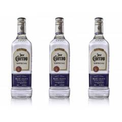 Pack 3 botellas tequila jose cuervo silver 750 ml