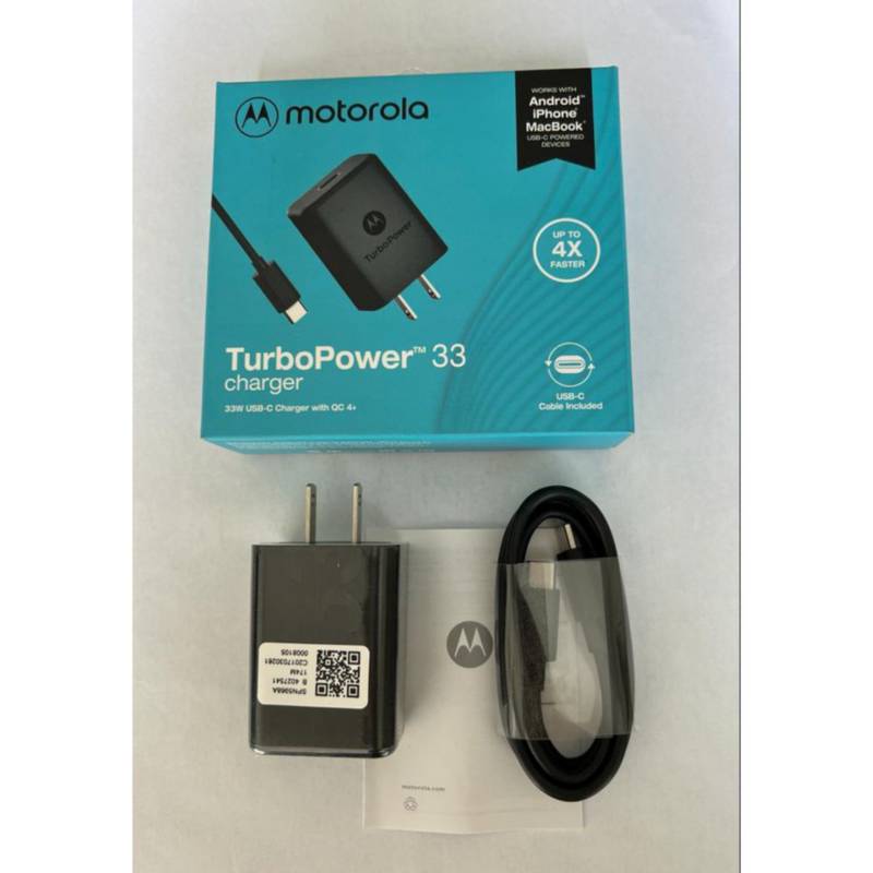 Cargador de Pared Motorola MC-336 33w con Cable Tipo-C Original Compra