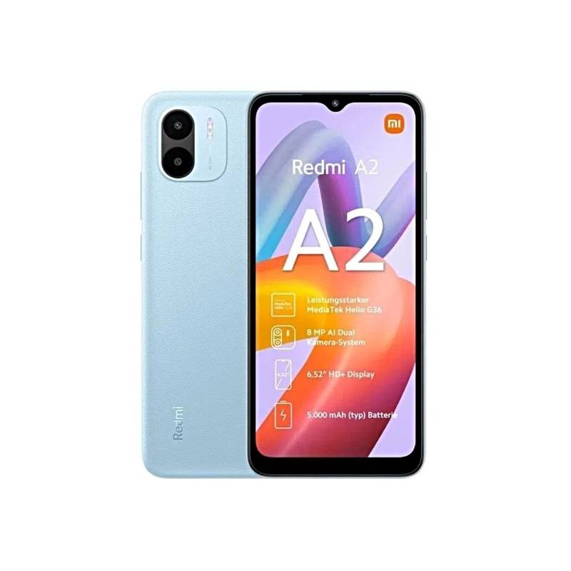 REDMI A2 DE 32GB ROM Y 2 GB RAM AZUL + XIAOMI MI TRUE WIRELESS EARPHONES  LITE XIAOMI