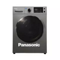 PANASONIC - Lavadora y Secadora Panasonic NA-S128F2HPE de Carga Frontal 12KG y 8KG Silver