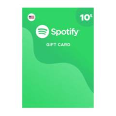 Spotify Tarjeta Regalo - 10 US - Region USA (Digital)