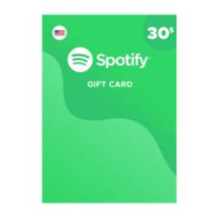 Spotify Tarjeta Regalo - 30 US - Region USA (Digital)