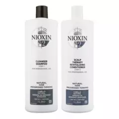 NIOXIN - Nioxin-2 Shampoo  + Acondicionador 1000ml Cabello Natural
