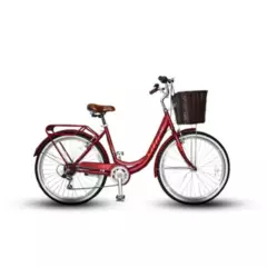 JAFI - Bicicleta de paseo Jafi Selene 26 Rojo
