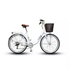 JAFI - Bicicleta de paseo Jafi Selene 26 Blanco