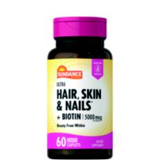 SUNDANCE - Hair Skin & Nails + Biotin 5000 MCG Sundance 60 Tabletas