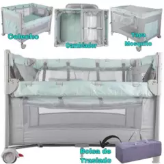 INFANTI - Cuna Corral Pack and Play Always Together celeste