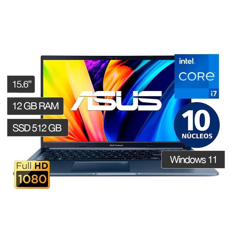 ASUS - Laptop Asus VivoBook 15 X1502ZA - BQ814 Intel® Core™ i7 - 1260P / 12GB DDR4 / 512GB SSD / FreeDos