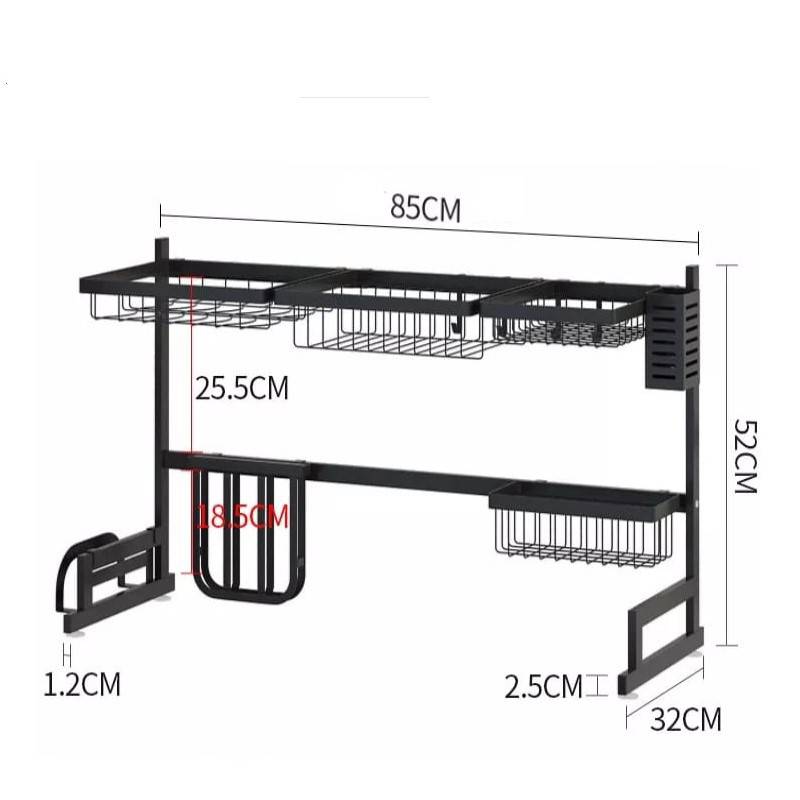 Escurridor Rack De Platos Sobre Fregadero 85cm Color Azar