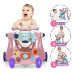 BABY WORLD - Caminador Correpasillos Multifunción 3 en 1
