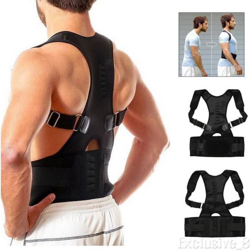 Faja Ortopédica Dorso Lumbar Corrector de Postura con Varillas