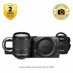 NIKON - Cámara Mirrorless Z 30 con adaptador FTZ, lente 18-140mm, SD 32GB y estuche