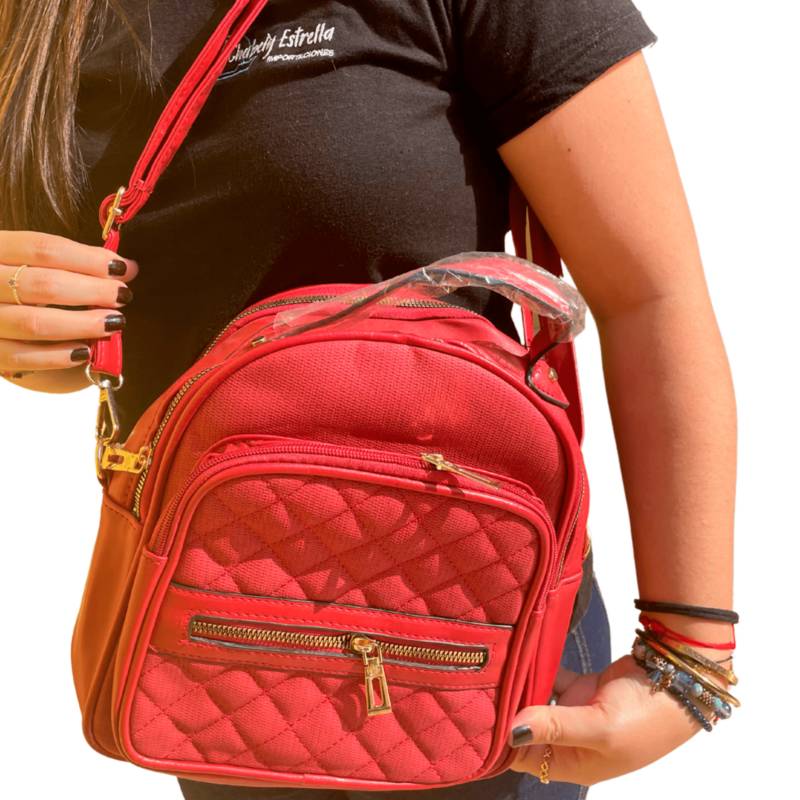 Mochila De Cuero Para Mujer