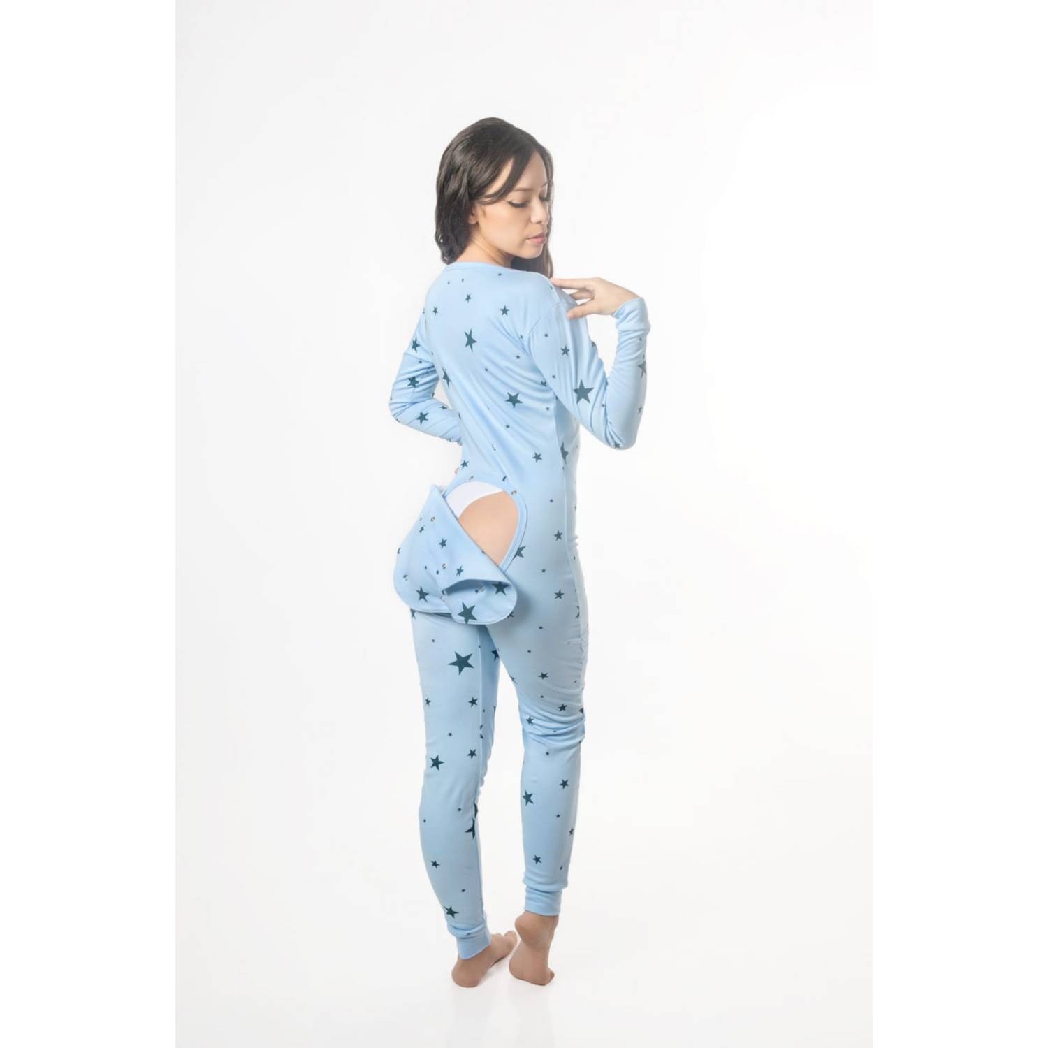 Pijama con trasera - Celeste GENERICO | falabella.com
