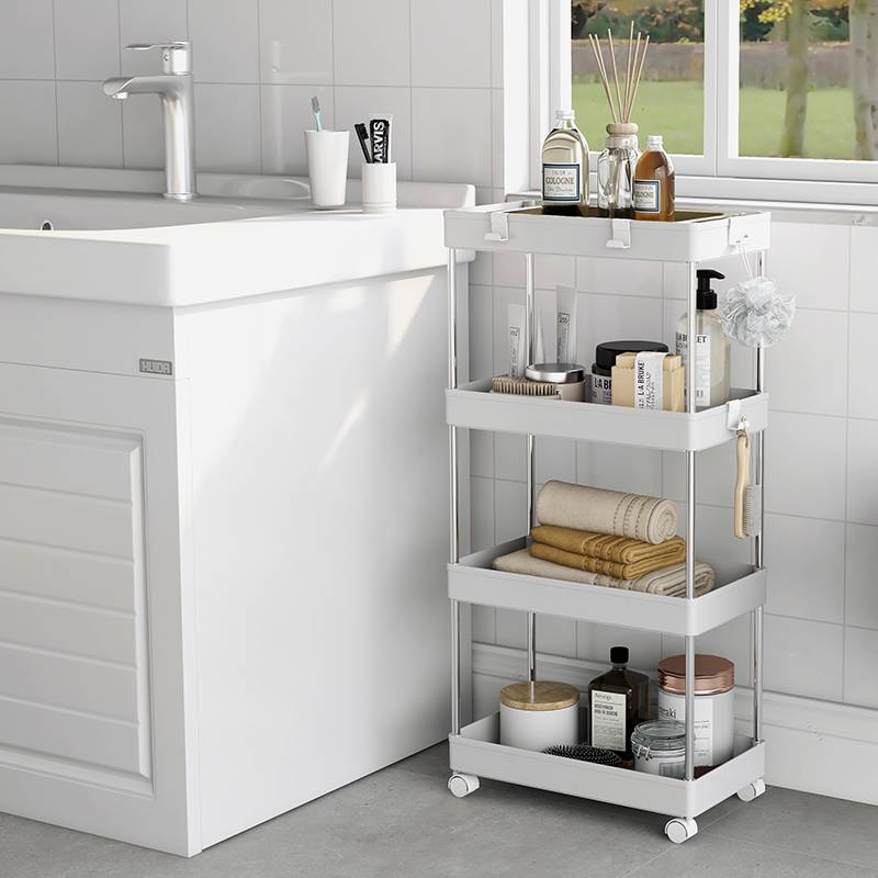 Verdulero Organizador Plegable de Cocina 4 Niveles Blanco