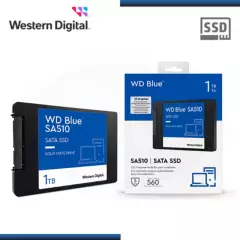 WESTERN DIGITAL - Disco Solido SSD Western Digital SA510 1 TB Blue 2.5" SATA 6GBs