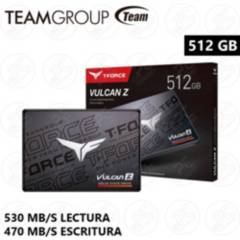 TEAMGROUP - Disco Solido SSD TEAMGROUP VULCAN Z  512 GB 2.5 SATA 6GB/s