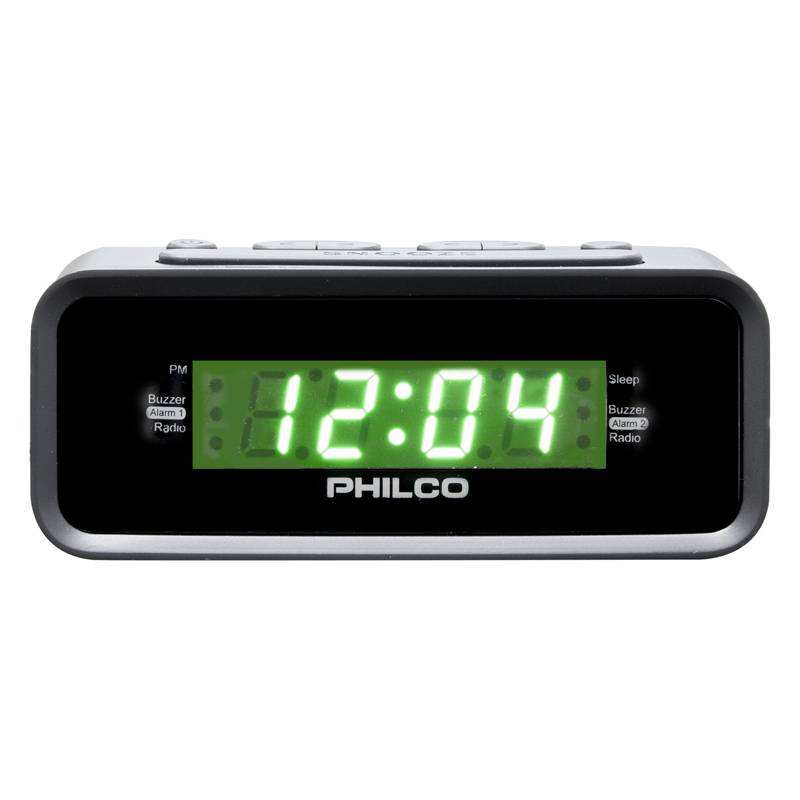 Comprá Radio Reloj Philco PAR-1006GR - Negro - Envios a todo el Paraguay