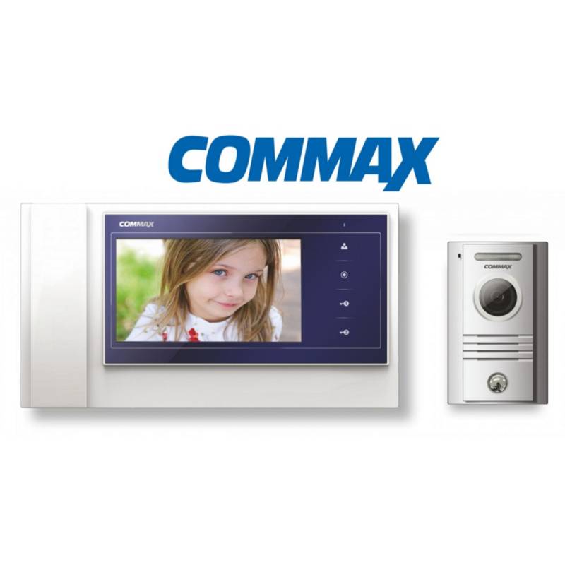 Video Portero Analógico LCD de 7 para manejo de 2 puertas COMMAX