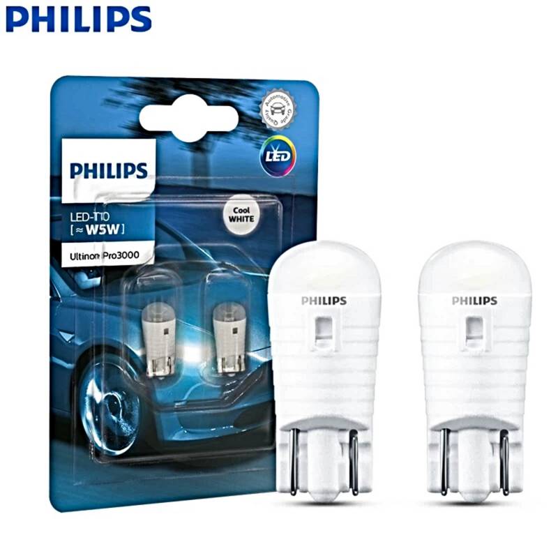 Foco LED T10 W5W Ultinon Pro3000 6000K Philips PHILIPS