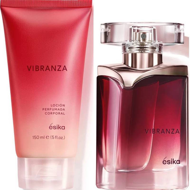 Set Vibranza Perfume Y Loción Esika Aroma Oriental Dulce Esika 3704