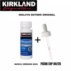 KIRKLAND SIGNATURE - Minoxidil Kirkland 5% 1 frasco/ 1 mes y gotero - barba y cabello