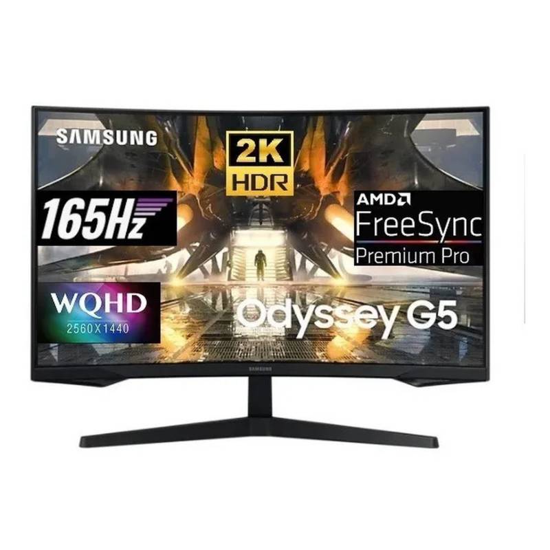 MONITOR GAMER 27AG550 SAMSUNG 27 curvo 2K QHD 165Hz 1Ms FreeSync