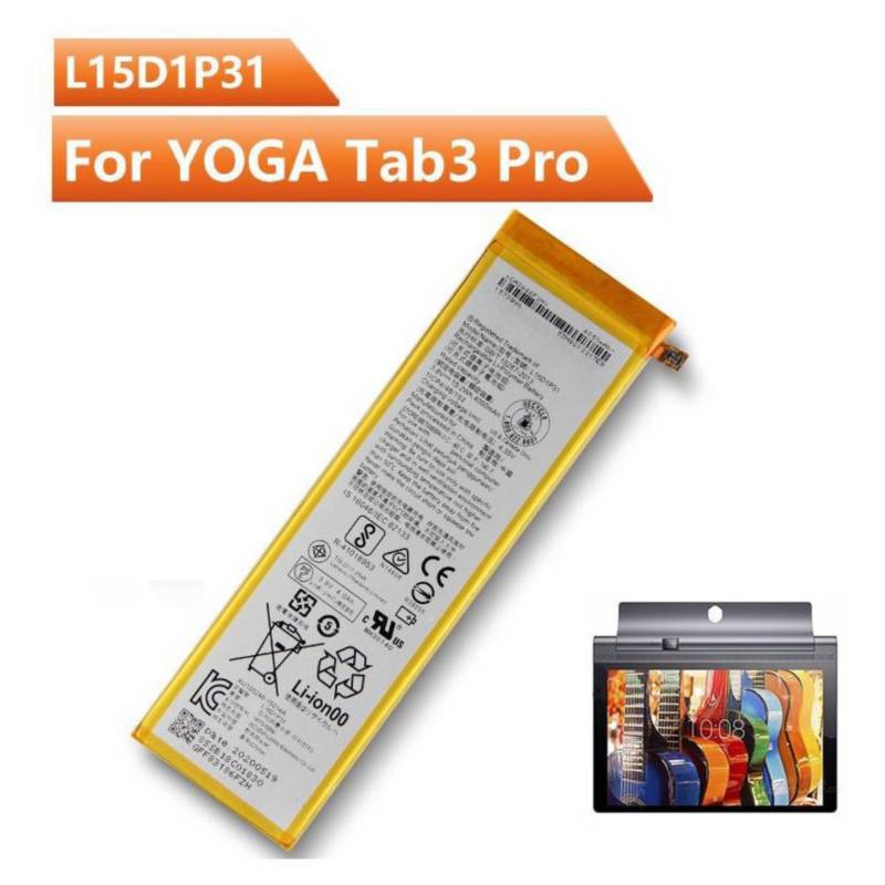 GENERICO - Bateria lenovo yoga tab 3 pro  nuevo-amarillo