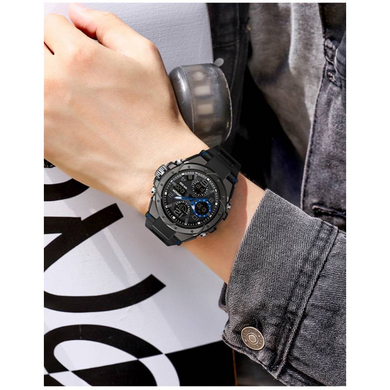 Reloj Deportivo Hombre Sanda Tipo G Shock Resistente Metal SANDA