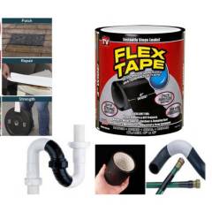 Flex tape cinta pega todo adhesiva 10cmx157m súper fuerte impermeable