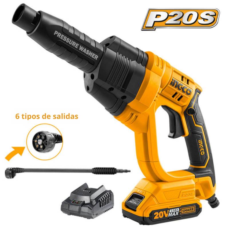 Lavadora a Presión 350 PSI Inalambrica