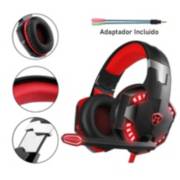 Audifonos Gamer Pro - Kotion - Para Pc Laptop Y Celular - Rojo KOTION EACH