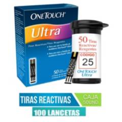 50 Tiras One Touch Ultra - 100 Lancetas