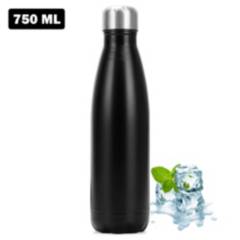 SASHIJA - Botella de Agua Tomatodo de Acero Inoxidable 750ml J02 Negro