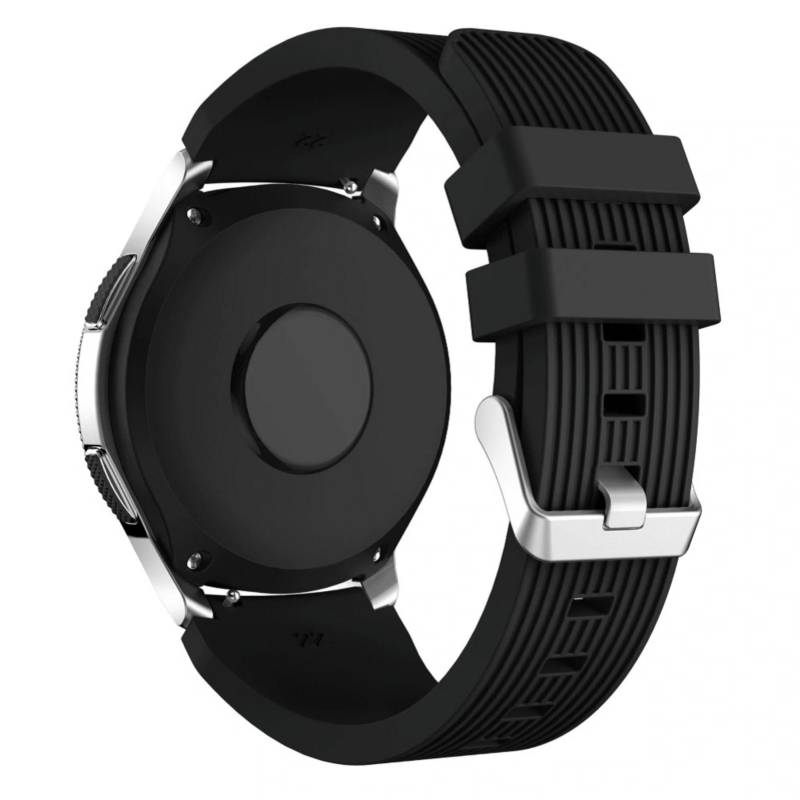 GENERICO - Correa Silicona para Samsung Galaxy Watch 46mm  Gear S3 - Negro