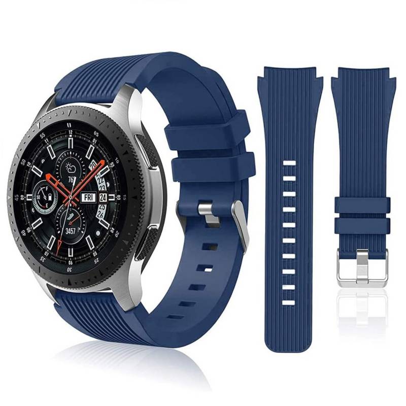 GENERICO - Correa Silicona para Samsung Galaxy Watch 46mm  Gear S3 - Azul