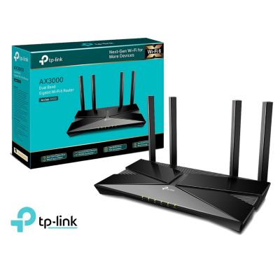 TP-Link Router Archer AX50 Dual Band Gigabit Wi-Fi 6 AX300 TP