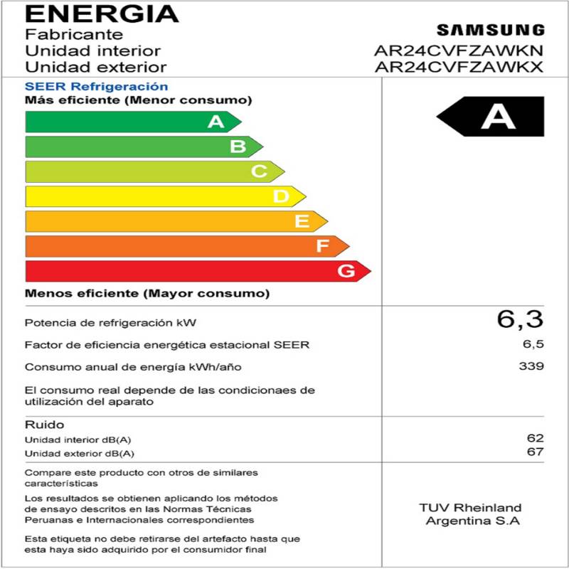 Split Pared Samsung Eco Inverter