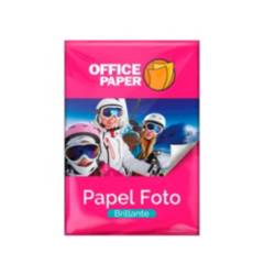 OFFICE PAPER - Papel Fotográfico Office Paper Brillante 180g por 50 Hojas Jumbo