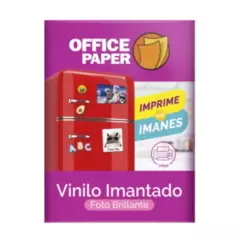 OFFICE PAPER - Vinilo Imantado Brillante 650g por 01 Hoja  A4