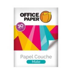 OFFICE PAPER - Papel Couche Office Paper Mate 150g por 30 Hojas A4
