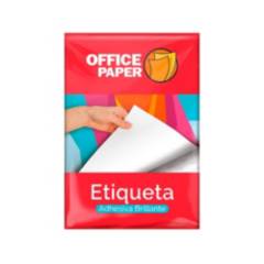 OFFICE PAPER - Etiqueta Office Paper Brillante 180g por 25 Hojas A4