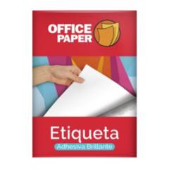 OFFICE PAPER - Etiqueta Brillante Office Paper 180g por 100 Hojas A4