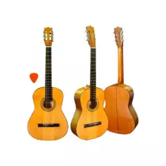 FEINZ - Guitarra Acústica Clasica en acabado Rustico para Aprender.