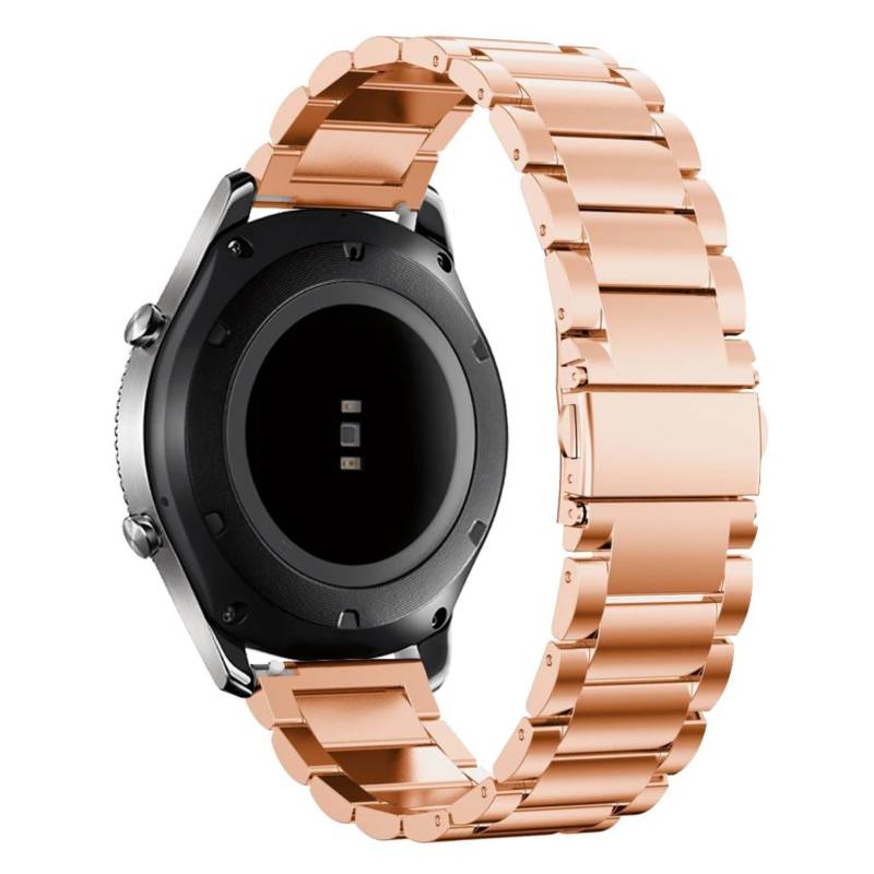 Correa acero Xiaomi Amazfit Bip (plata/oro rosa) 