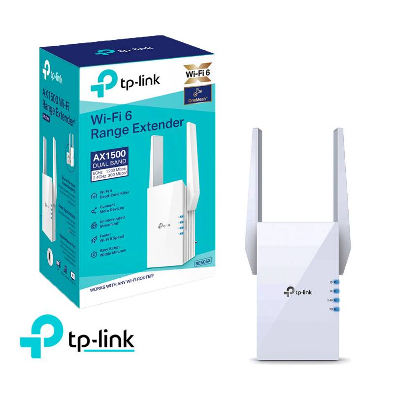 TP-LINK sistema Wi-Fi Mesh Dual-band (2.4 GHz/5 GHz) Wi-Fi 6 (RE705X)